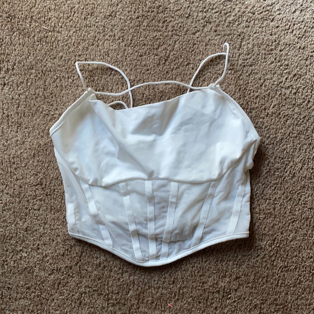White Corset Top